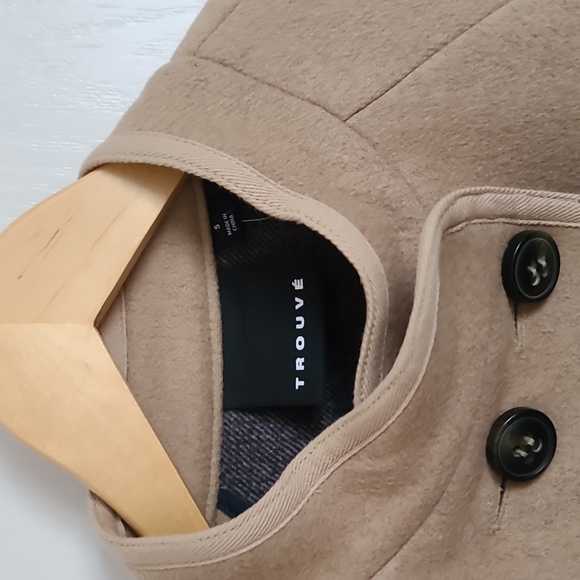 Trouve size small camel wool coat - Picture 2 of 3